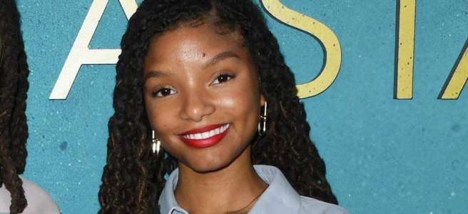 Halle Bailey at the premiere of "Crazy Rich Asians."